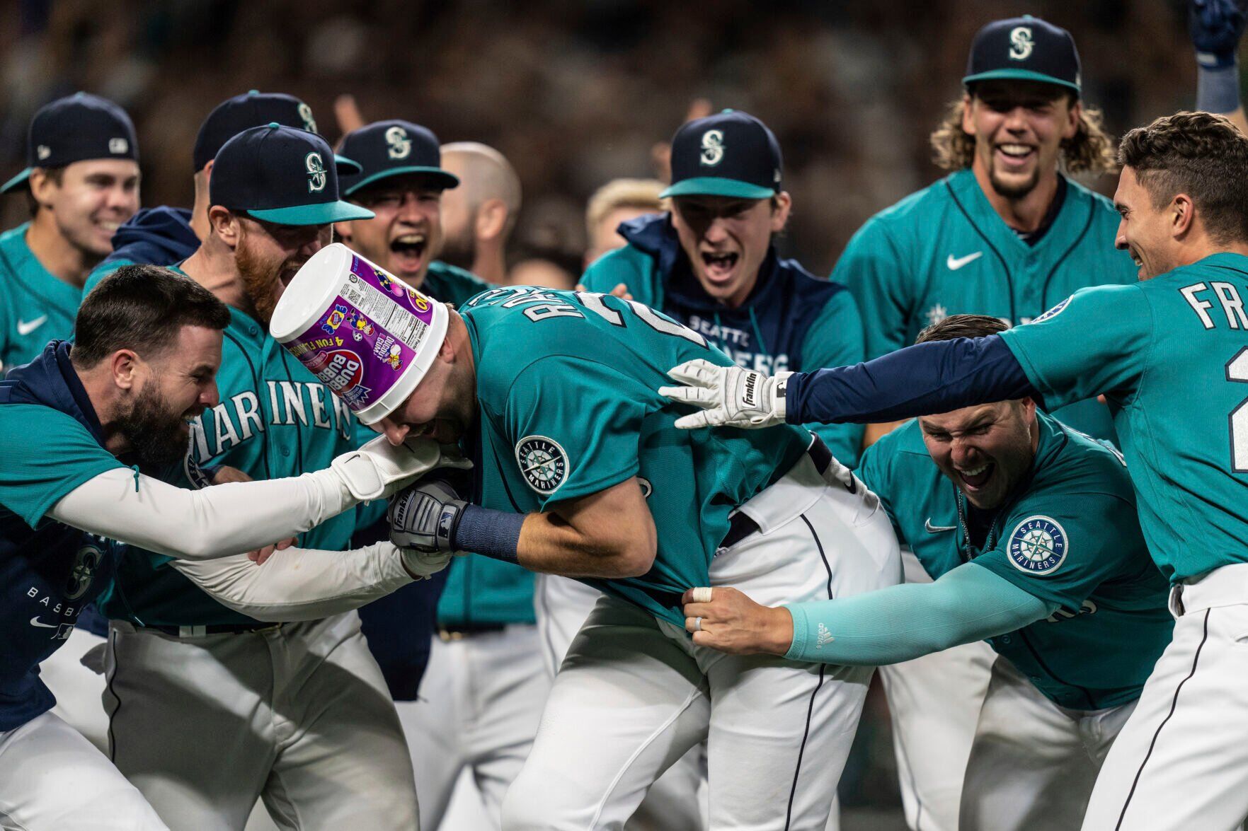 APTOPIX Athletics Mariners Baseball